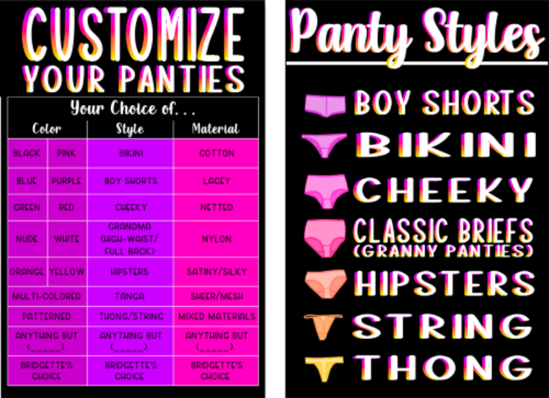 customize your panties and styles graphic 500 x 363